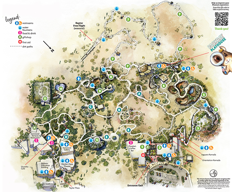 Map of the grounds