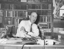 Bill Carr at his desk