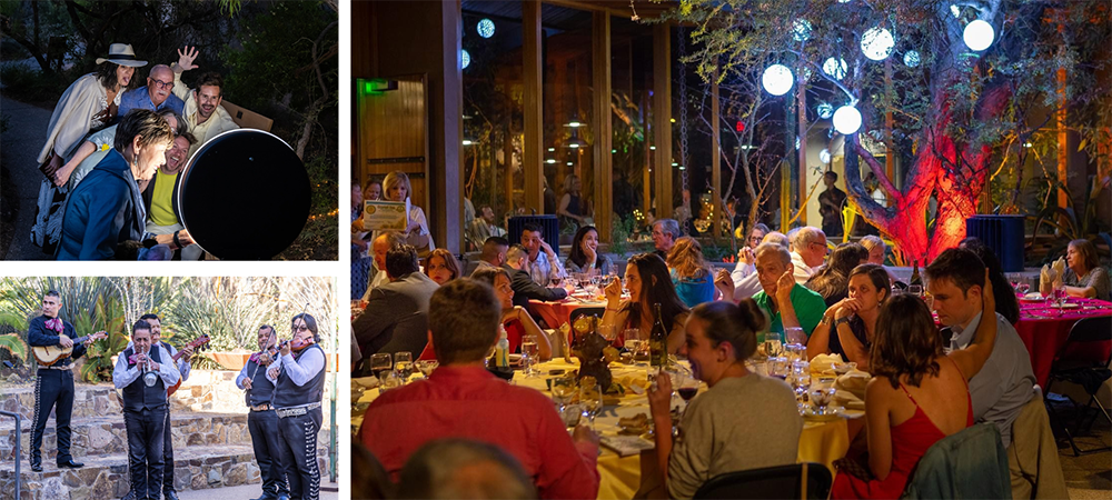 A selection of photos from the 2025 event - the live auction, the dinner, and the silent auction